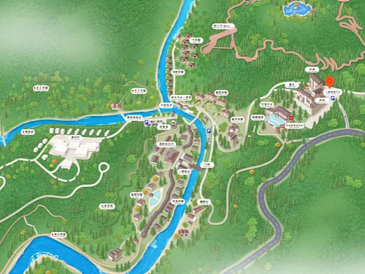 环县结合景区手绘地图智慧导览和720全景技术，可以让景区更加“动”起来，为游客提供更加身临其境的导览体验。